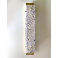  SimoEng Gold Wall Sconces with Blue Graniglia Murano Glass by Simoeng for Simoeng - 4705295