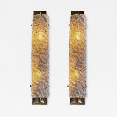  SimoEng Gold Wall Sconces with Blue Graniglia Murano Glass by Simoeng for Simoeng - 4705350
