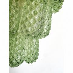  SimoEng Graniglia Green Conchiglie Murano Glass Gold Wall Sconce by Simoeng Lot of 2 - 4718513