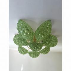  SimoEng Graniglia Green Conchiglie Murano Glass Gold Wall Sconce by Simoeng Lot of 4 - 4718450