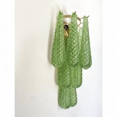  SimoEng Graniglia Green Conchiglie Murano Glass Gold Wall Sconce by Simoeng Lot of 4 - 4718460