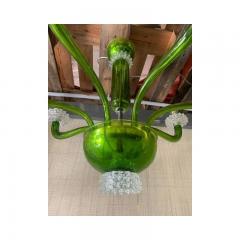  SimoEng Green Murano Glass Chandelier with Trasparent Rostrato Boubeches from Simoeng - 4685806