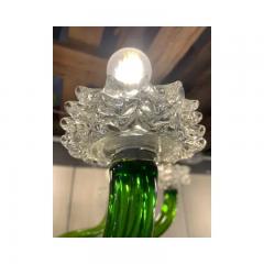  SimoEng Green Murano Glass Chandelier with Trasparent Rostrato Boubeches from Simoeng - 4685808