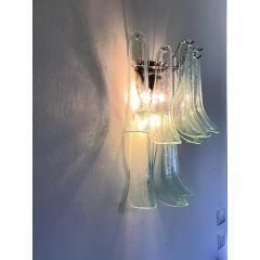  SimoEng Green Wather Murano Glass Selle Wall Sconces in Mazzega Style - 3443941