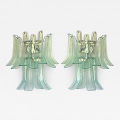  SimoEng Green Wather Murano Glass Selle Wall Sconces in Mazzega Style - 3444562