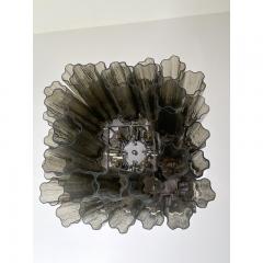  SimoEng Grey Tronchi in Venini Style Murano Glass Sputnik Squared Flush Mount - 3744565