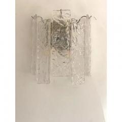  SimoEng Hammered Strips listelli Murano Glass Wall Sconce by Simoeng - 4685819