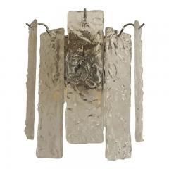 SimoEng Hammered Strips listelli Murano Glass Wall Sconce by Simoeng - 4685820