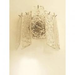  SimoEng Hammered Strips listelli Murano Glass Wall Sconce by Simoeng - 4685821