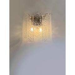  SimoEng Hammered Strips listelli Murano Glass Wall Sconce by Simoeng - 4685827