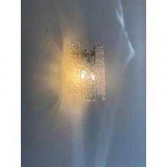  SimoEng Hammered Strips listelli Murano Glass Wall Sconce by Simoeng - 4685828