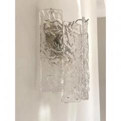  SimoEng Hammered Strips listelli Murano Glass Wall Sconce by Simoeng - 4685836