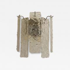  SimoEng Hammered Strips listelli Murano Glass Wall Sconce by Simoeng - 4689336