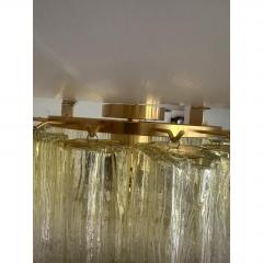  SimoEng Handcrafted Flush Mount in Gold with Amber Murano Glass by Simoeng for Simoeng - 4705289