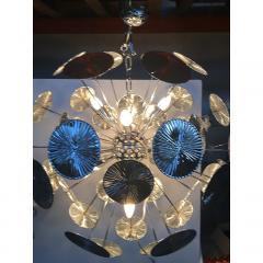  SimoEng Handmade Hammered Sputnik Chandelier in Kromo Discs Italian Made - 4209099