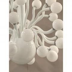  SimoEng Huge Contemporary Pop Milky White Murano Glass Chandelier by Simoeng - 4718597