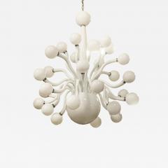  SimoEng Huge Contemporary Pop Milky White Murano Glass Chandelier by Simoeng - 4719038