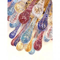  SimoEng Huge Scenographic Multicolor Drops Murano Glass Chandelier by Simoeng - 4567049