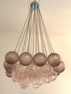  SimoEng Impressive Murano Glass Sputnik Chandelier italian pink and violet colors - 2816738
