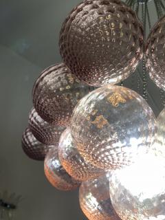  SimoEng Impressive Murano Glass Sputnik Chandelier italian pink and violet colors - 2816742