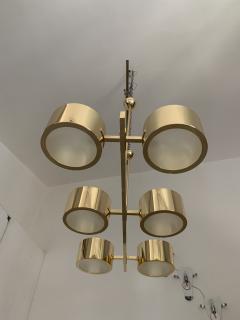 SimoEng Impressive Sputnik Chandelier metal gold stilnovo stile - 2746753