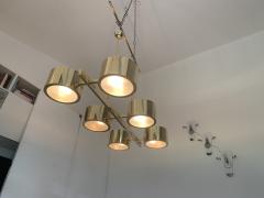  SimoEng Impressive Sputnik Chandelier metal gold stilnovo stile - 2746754