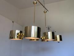  SimoEng Impressive Sputnik Chandelier metal gold stilnovo stile - 2746761