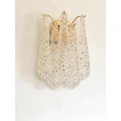  SimoEng Italian Gold Wall Sconce with Murano Conchiglie Glass by Simoeng Set of 4 - 4705277