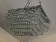  SimoEng Italian Light Quadriedo Cut 45 Degree Murano Glass Flush Mount Transparent - 2767086