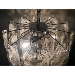  SimoEng Italian Murano Glass Chrome Metal Frame Sputnik Chandelier - 3553028