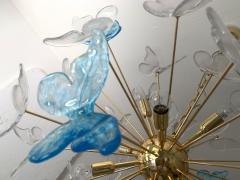  SimoEng Italian Murano Glass Sputnik Butterfly Chandelier Venini Style - 2825020