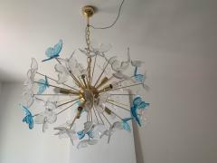  SimoEng Italian Murano Glass Sputnik Butterfly Chandelier Venini Style - 2825022