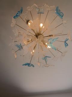  SimoEng Italian Murano Glass Sputnik Butterfly Chandelier Venini Style - 2825028