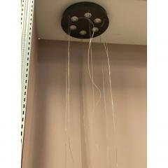  SimoEng Italian Murano Style Glass Sputnik Chandelier Flush Mount With Big Spheres - 4086642
