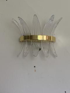  SimoEng Italian Palmetta Wall Sconce in Murano Glass - 2827777