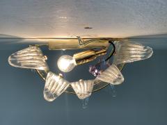  SimoEng Italian Palmetta Wall Sconce in Murano Glass - 2827778
