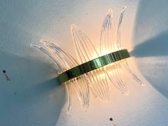  SimoEng Italian Palmetta Wall Sconce in Murano Glass - 2827779