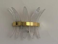  SimoEng Italian Palmetta Wall Sconce in Murano Glass - 2827782