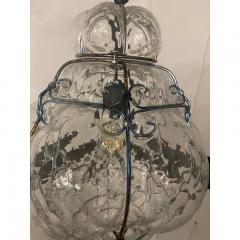  SimoEng Italian Style Murano Glass Pendant in Transparent - 3602552