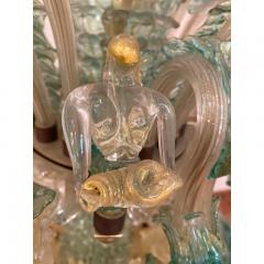  SimoEng Italian Vintage Murano Glass Floor Lamp With Working Water Fountain - 3606935