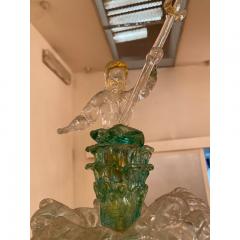  SimoEng Italian Vintage Murano Glass Floor Lamp With Working Water Fountain - 3606938