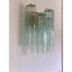  SimoEng Italian Wall Light Green Tronchi Murano Glass Wall Sconce - 3612358