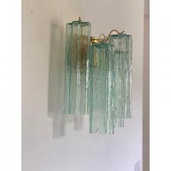  SimoEng Italian Wall Light Green Tronchi Murano Glass Wall Sconce - 3612359