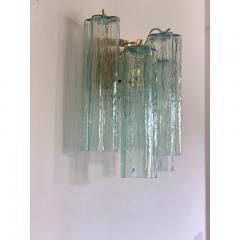  SimoEng Italian Wall Light Green Tronchi Murano Glass Wall Sconce - 3622023