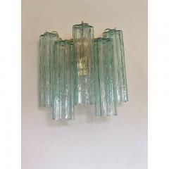  SimoEng Italian Wall Light Green Tronchi Murano Glass Wall Sconce - 3622029