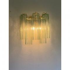  SimoEng Italian Wall Light Green Tronchi Murano Glass Wall Sconce - 3622033