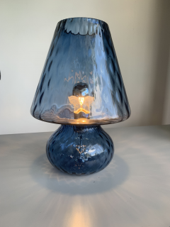  SimoEng Lamp in Blue Murano Glass With Ballotton  - 2639253