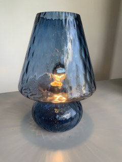  SimoEng Lamp in Blue Murano Glass With Ballotton  - 2639256