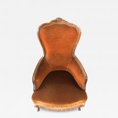  SimoEng Late 20th Century Walnut With Velvet Dralon Armchair - 2839665