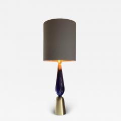  SimoEng Lot of 2 Gold and blu Murano Glass Table Lamp - 2864048